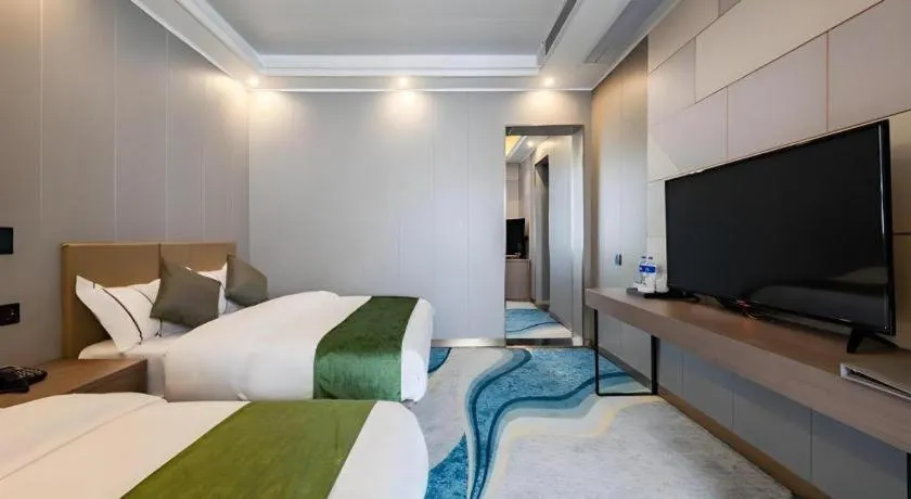 Bed in GELI Kunming North Railway Station Zoo