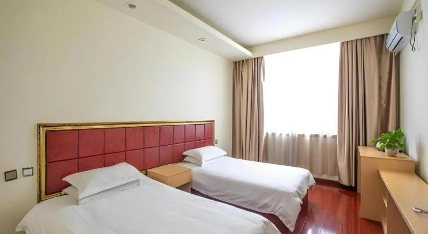 Bed in GELI Hotel Huainan Railway Station Sports Center