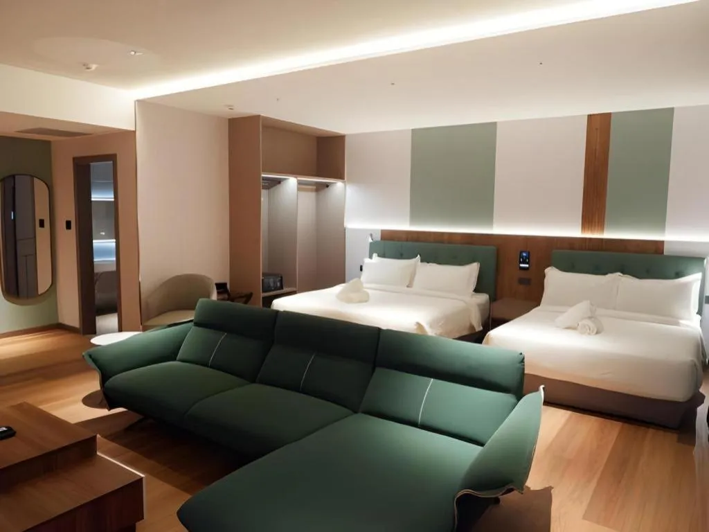 Bed in J HOTEL
