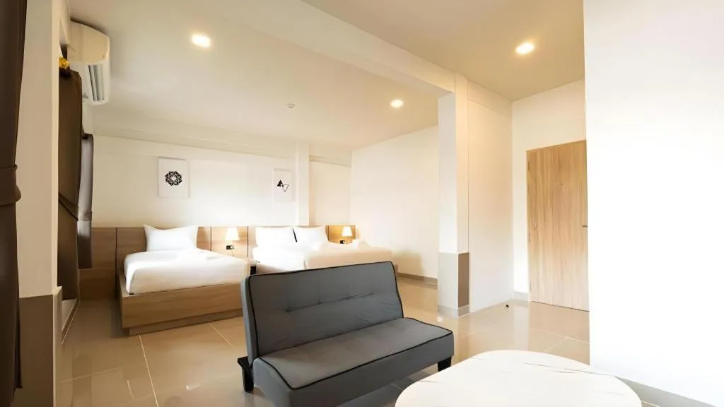 Bed in B2 Phayao Boutique & Budget Hotel