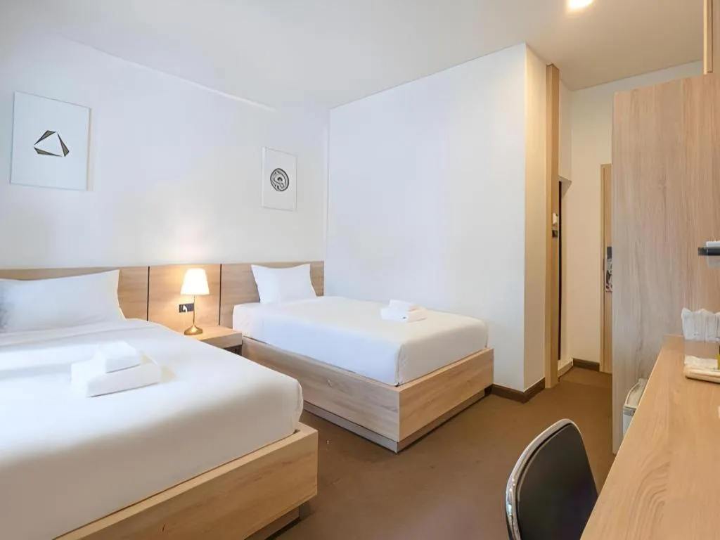 Bed in B2 Phayao Boutique & Budget Hotel