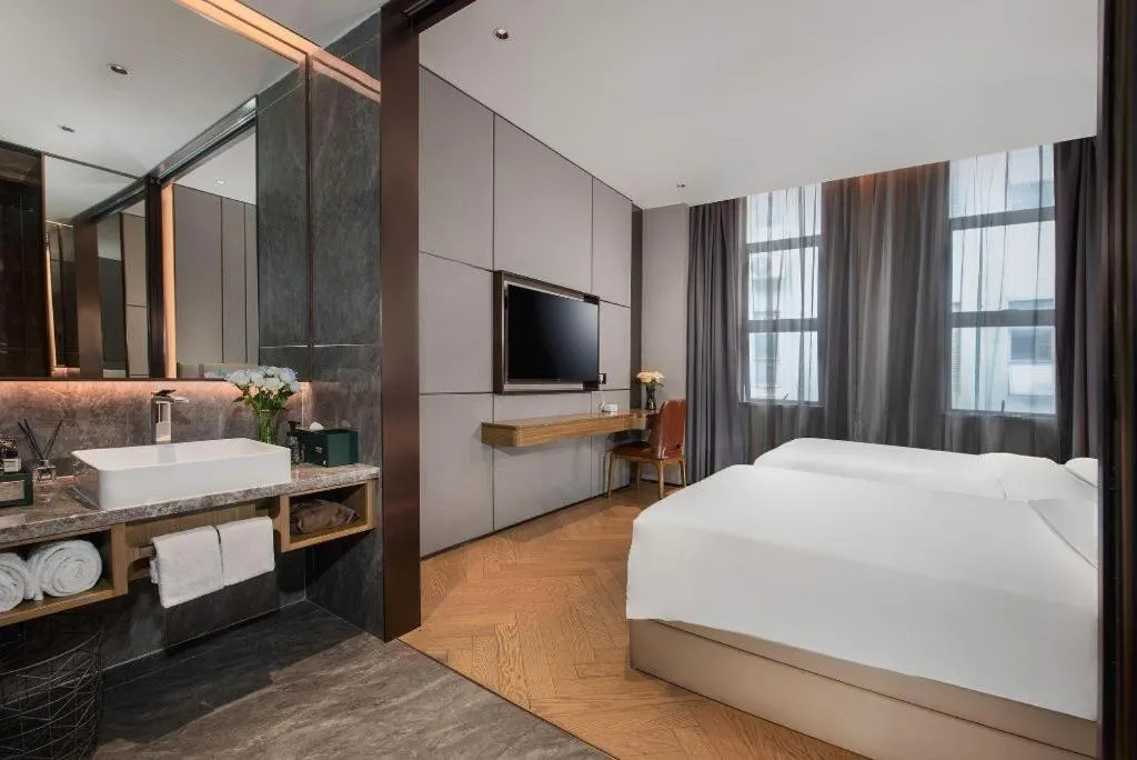 Bed in AMIGO migo Sleeping Hotel (mission hills)