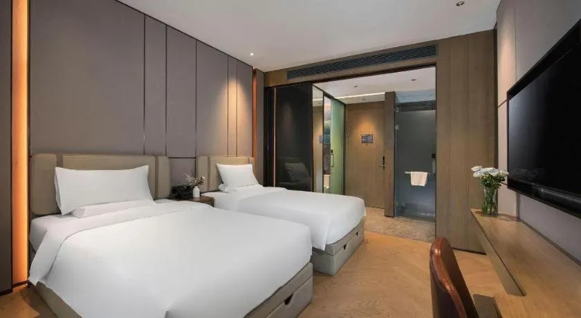 Bed in AMIGO migo Sleeping Hotel (mission hills)