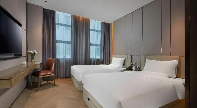 Bed in AMIGO migo Sleeping Hotel (mission hills)