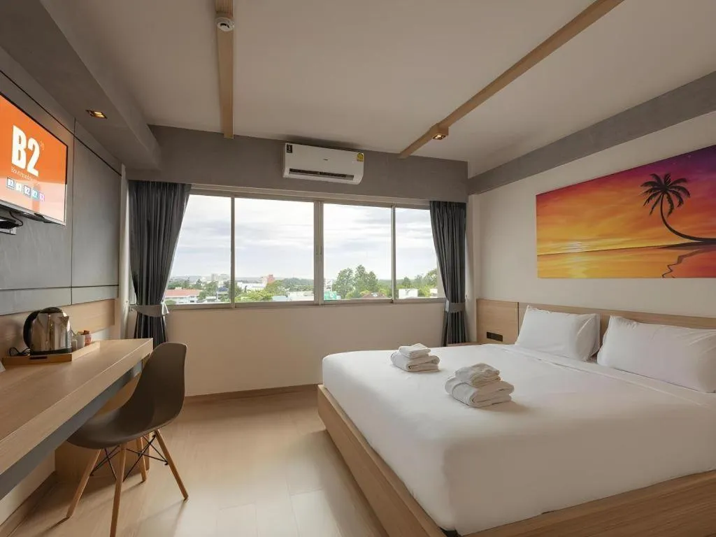 Bed in B2 Surat Thani Boutique & Budget Hotel