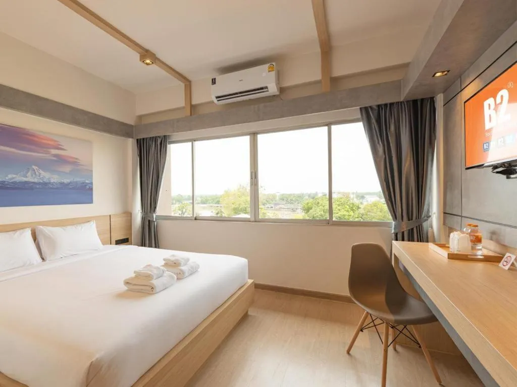 Bed in B2 Surat Thani Boutique & Budget Hotel