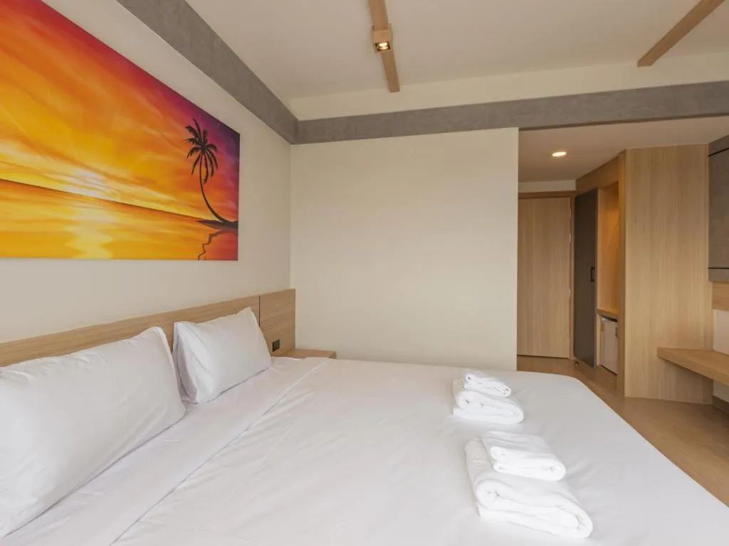 Bed in B2 Surat Thani Boutique & Budget Hotel