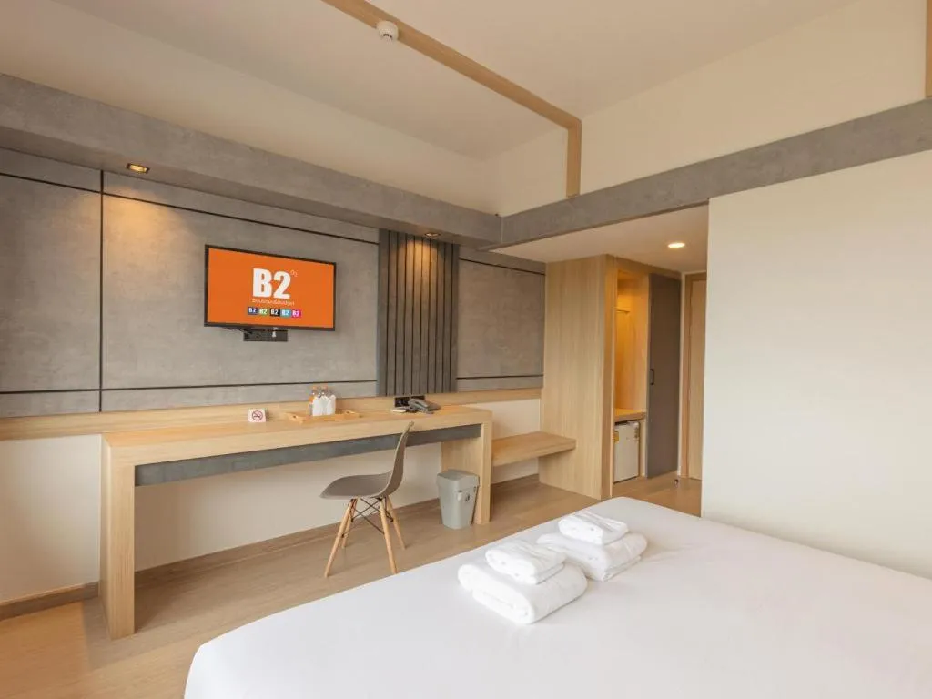 Bed in B2 Surat Thani Boutique & Budget Hotel