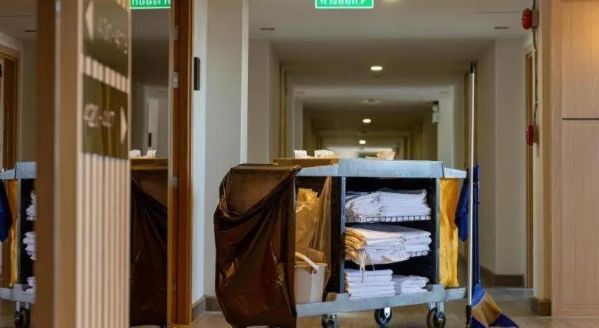 Bed in B2 Surat Thani Boutique & Budget Hotel