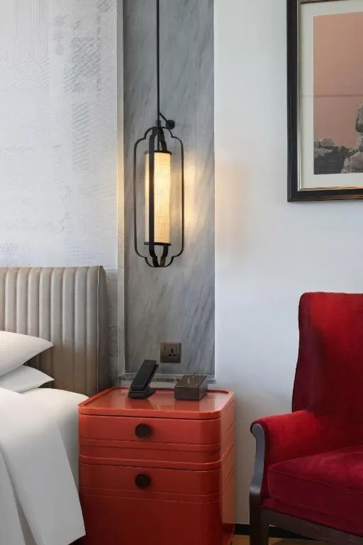 Bed in Mumian Rizhao Hotel