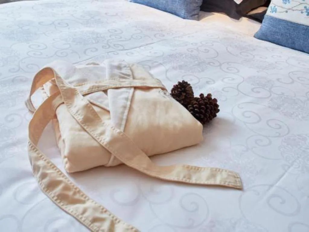 Bed in Yiqi Ecological Art Hotel Hangzhou Xixi Wetland Park Branch