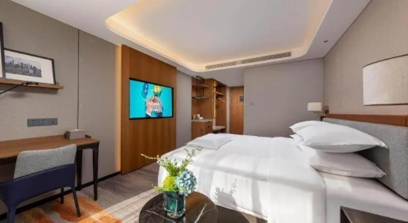 Bed in Park Inn Guangzhou Railway Station Yuexiu International Convention Center