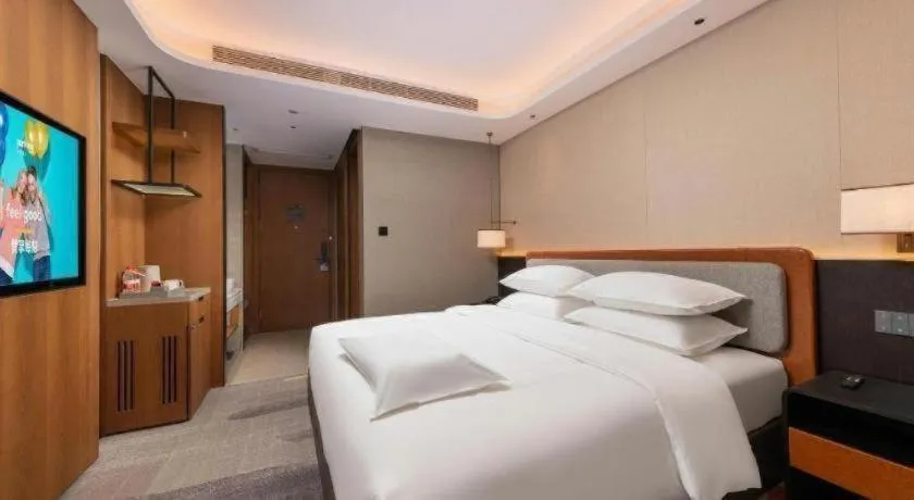 Bed in Park Inn Guangzhou Railway Station Yuexiu International Convention Center