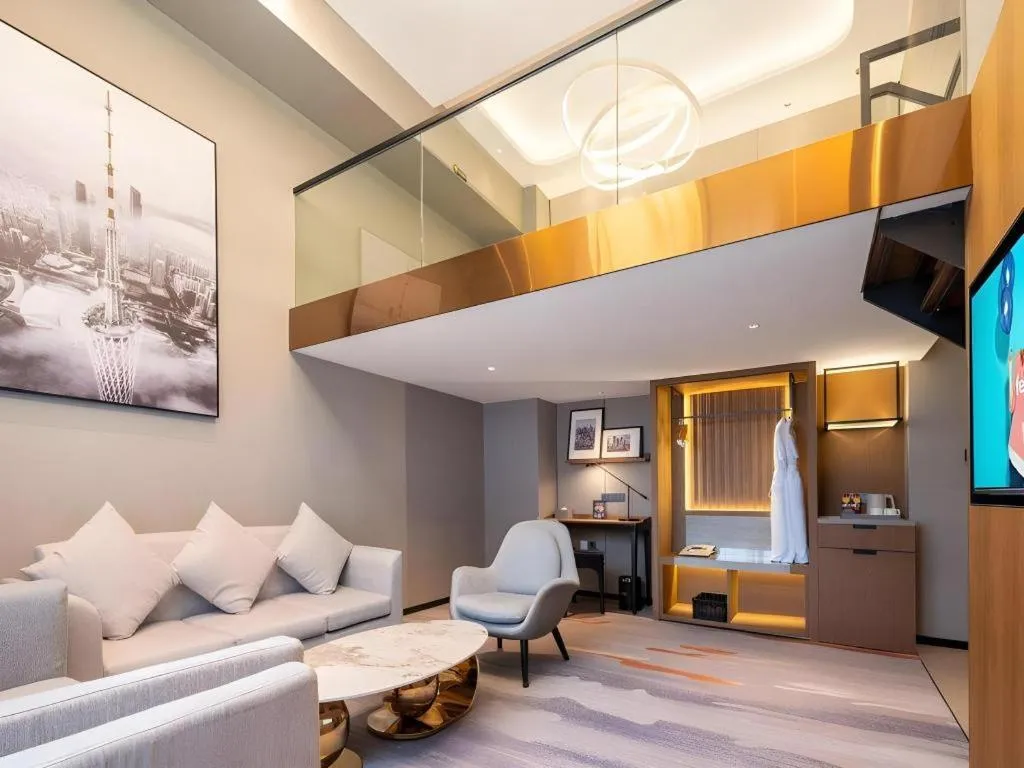 Bed in Park Inn Guangzhou Railway Station Yuexiu International Convention Center