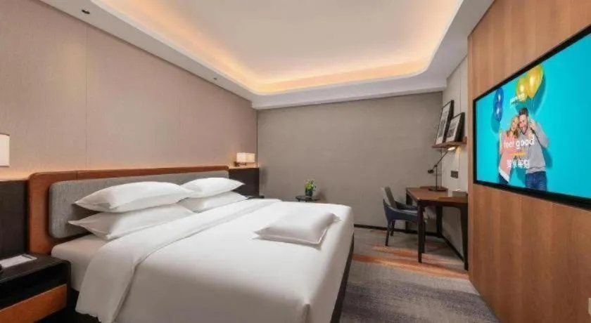 Bed in Park Inn Guangzhou Railway Station Yuexiu International Convention Center