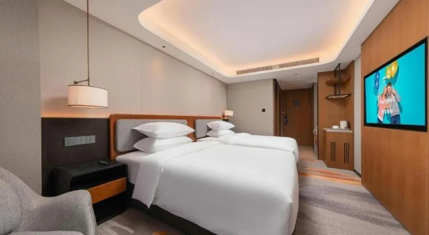 Bed in Park Inn Guangzhou Railway Station Yuexiu International Convention Center