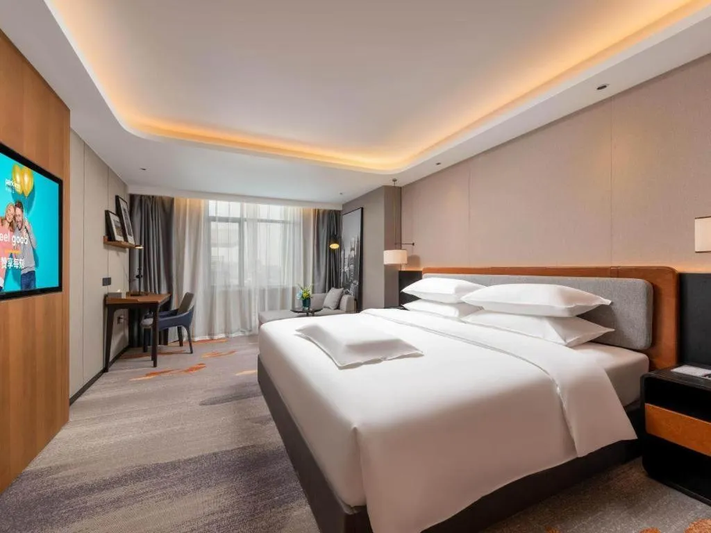 Bed in Park Inn Guangzhou Railway Station Yuexiu International Convention Center