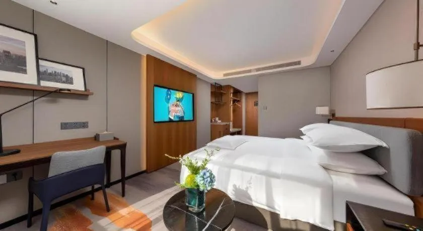 Bed in Park Inn Guangzhou Railway Station Yuexiu International Convention Center