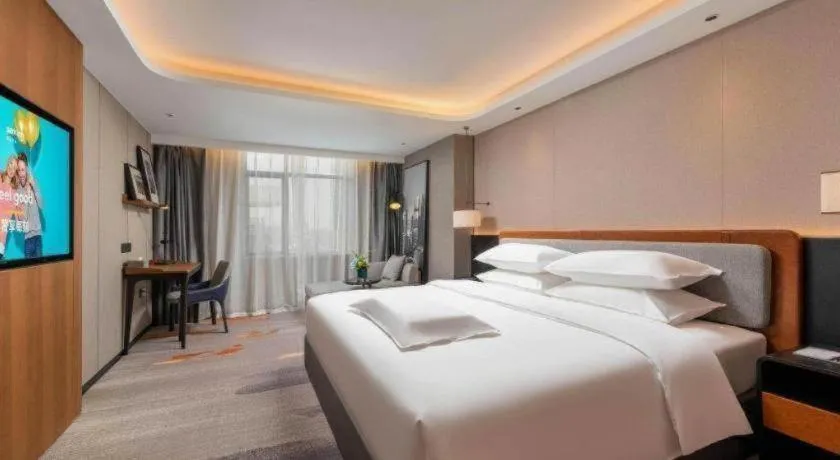 Bed in Park Inn Guangzhou Railway Station Yuexiu International Convention Center