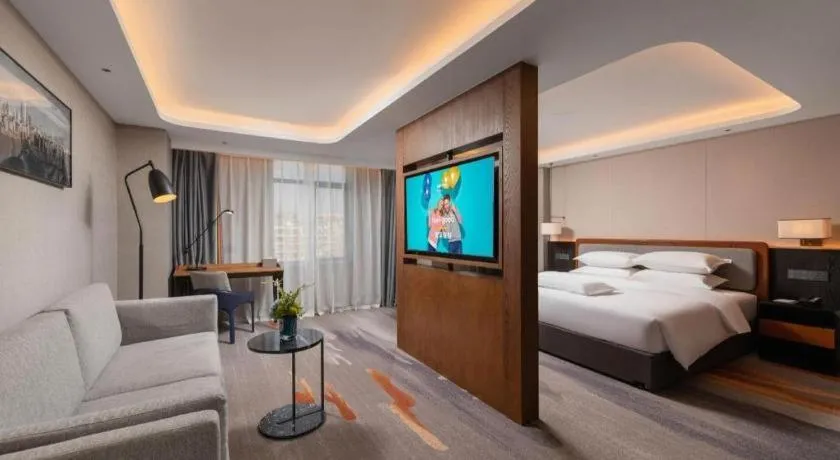 Bed in Park Inn Guangzhou Railway Station Yuexiu International Convention Center