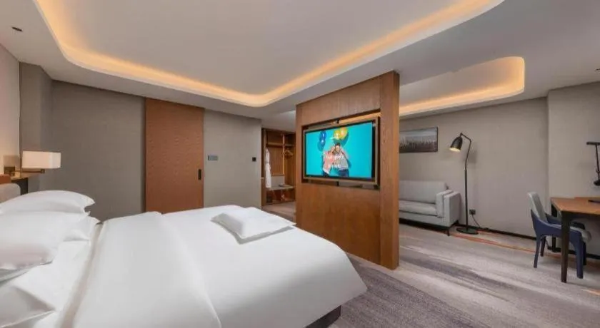 Bed in Park Inn Guangzhou Railway Station Yuexiu International Convention Center