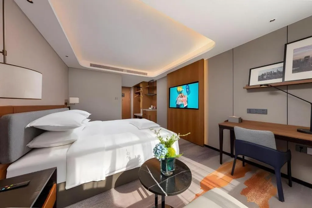 Bed in Park Inn Guangzhou Railway Station Yuexiu International Convention Center