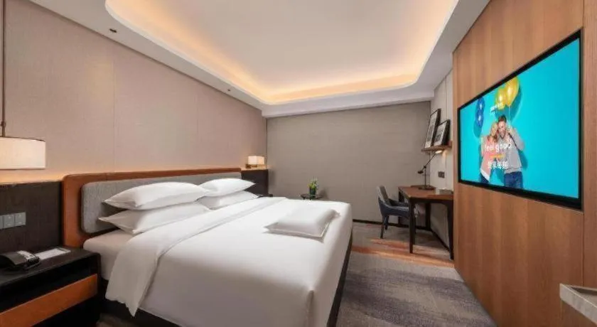 Bed in Park Inn Guangzhou Railway Station Yuexiu International Convention Center