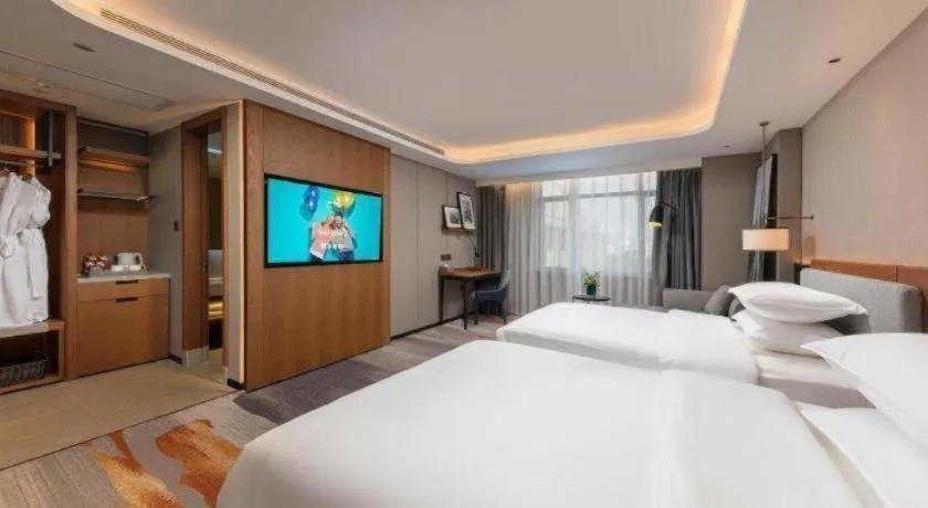 Bed in Park Inn Guangzhou Railway Station Yuexiu International Convention Center