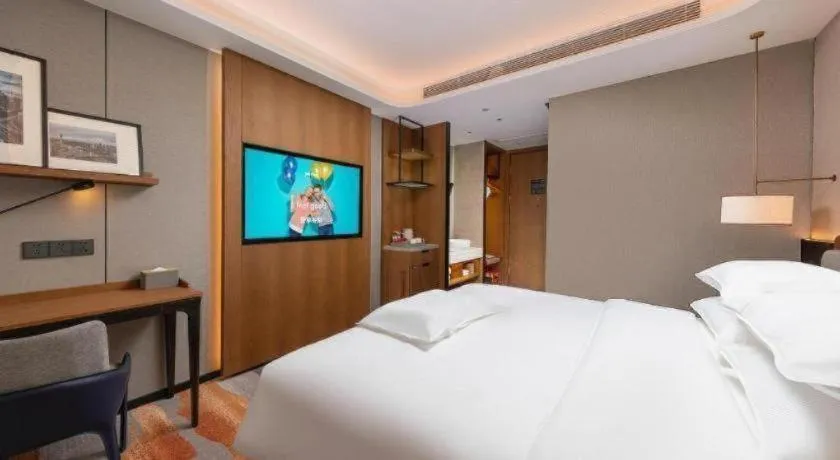 Bed in Park Inn Guangzhou Railway Station Yuexiu International Convention Center