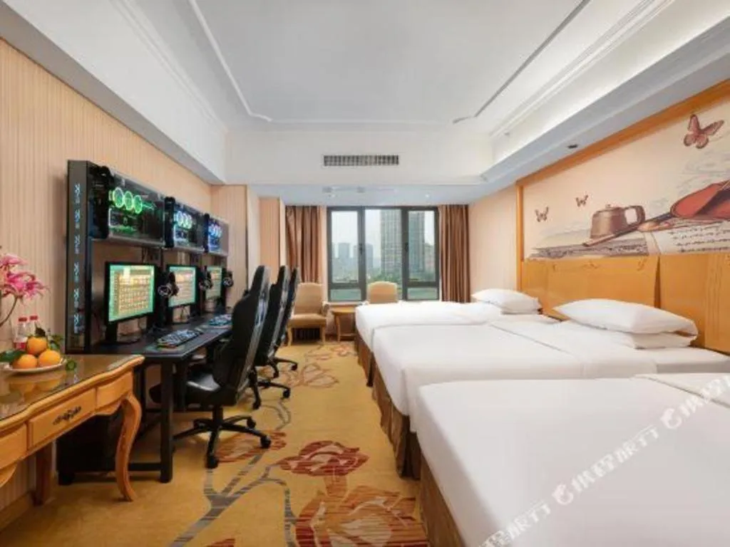 Bed in Borrman Hotel Nanning Anji Wanda Plaza Sulu Metro Station