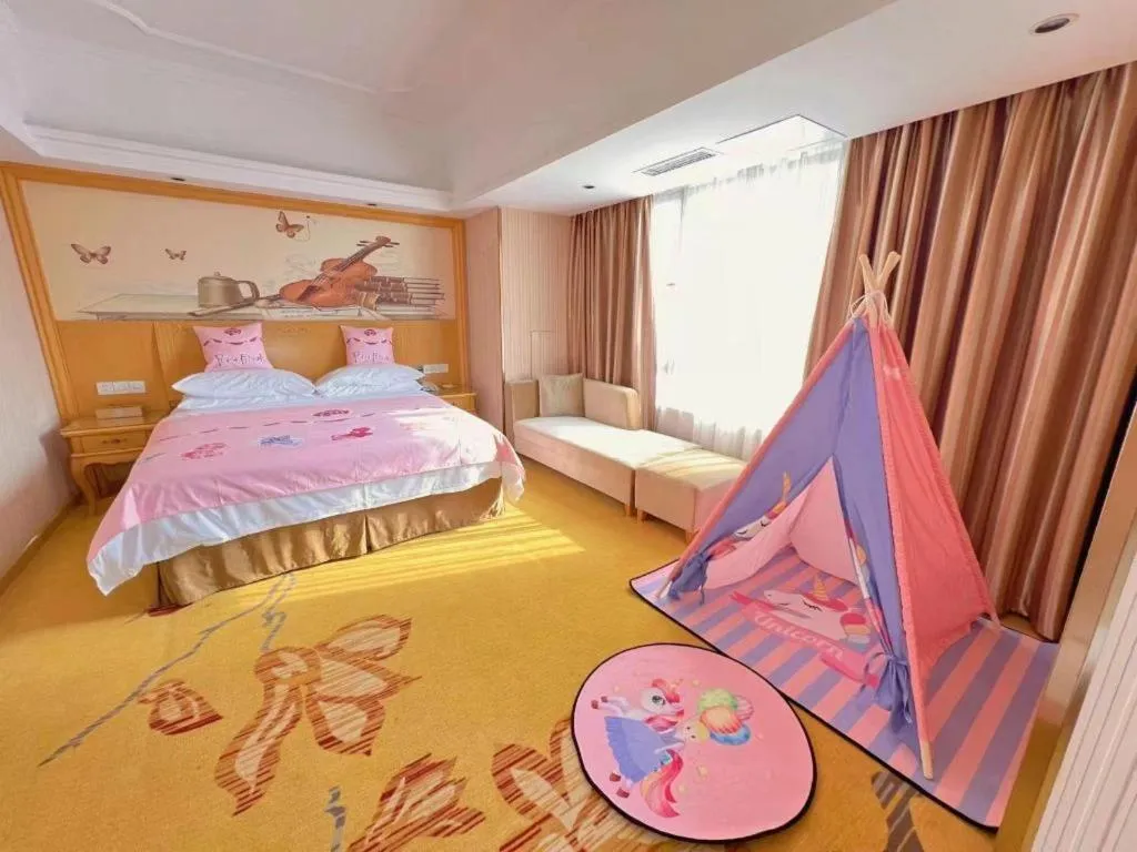 Bed in Borrman Hotel Nanning Anji Wanda Plaza Sulu Metro Station