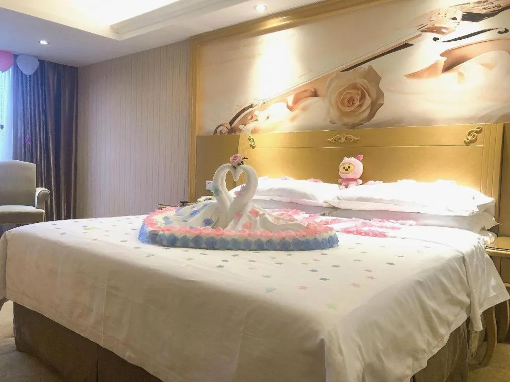 Bed in Borrman Hotel Nanning Anji Wanda Plaza Sulu Metro Station