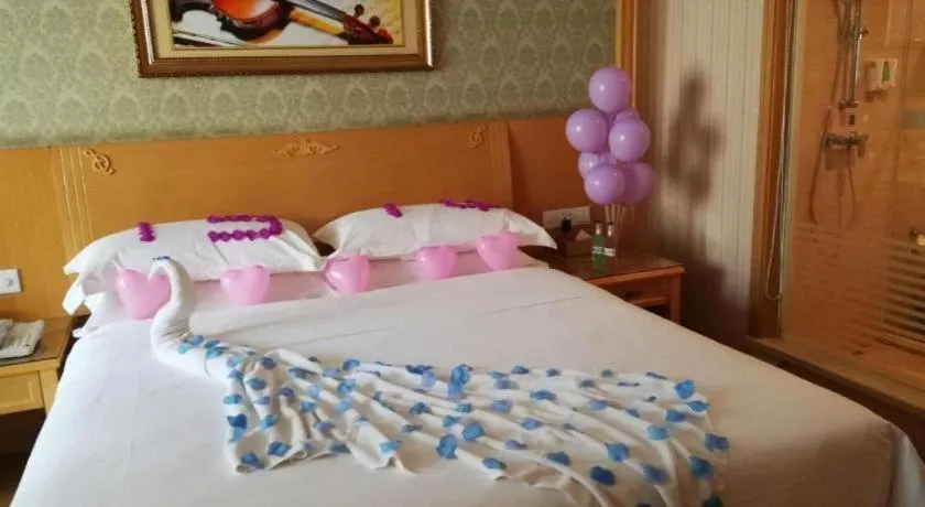 Bed in Borrman Hotel Nanning Anji Wanda Plaza Sulu Metro Station