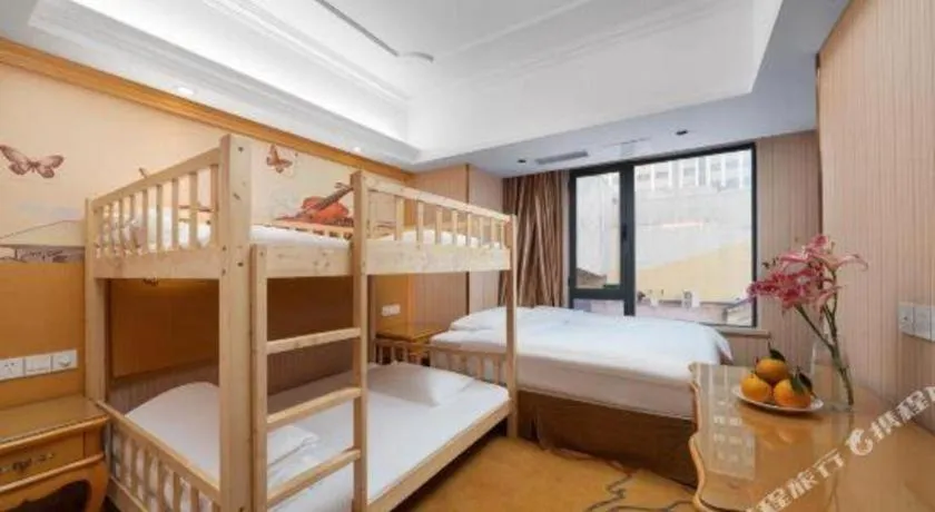 Bed in Borrman Hotel Nanning Anji Wanda Plaza Sulu Metro Station