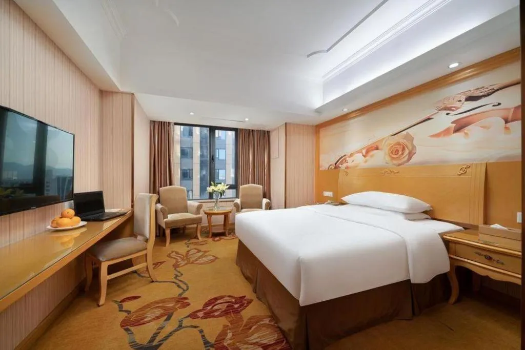 Bed in Borrman Hotel Nanning Anji Wanda Plaza Sulu Metro Station