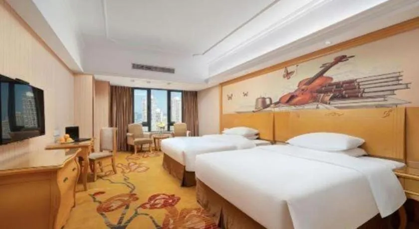 Bed in Borrman Hotel Nanning Anji Wanda Plaza Sulu Metro Station