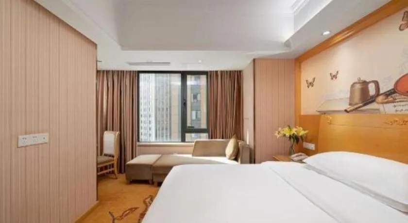 Bed in Borrman Hotel Nanning Anji Wanda Plaza Sulu Metro Station