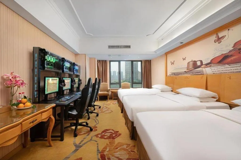 Bed in Borrman Hotel Nanning Anji Wanda Plaza Sulu Metro Station