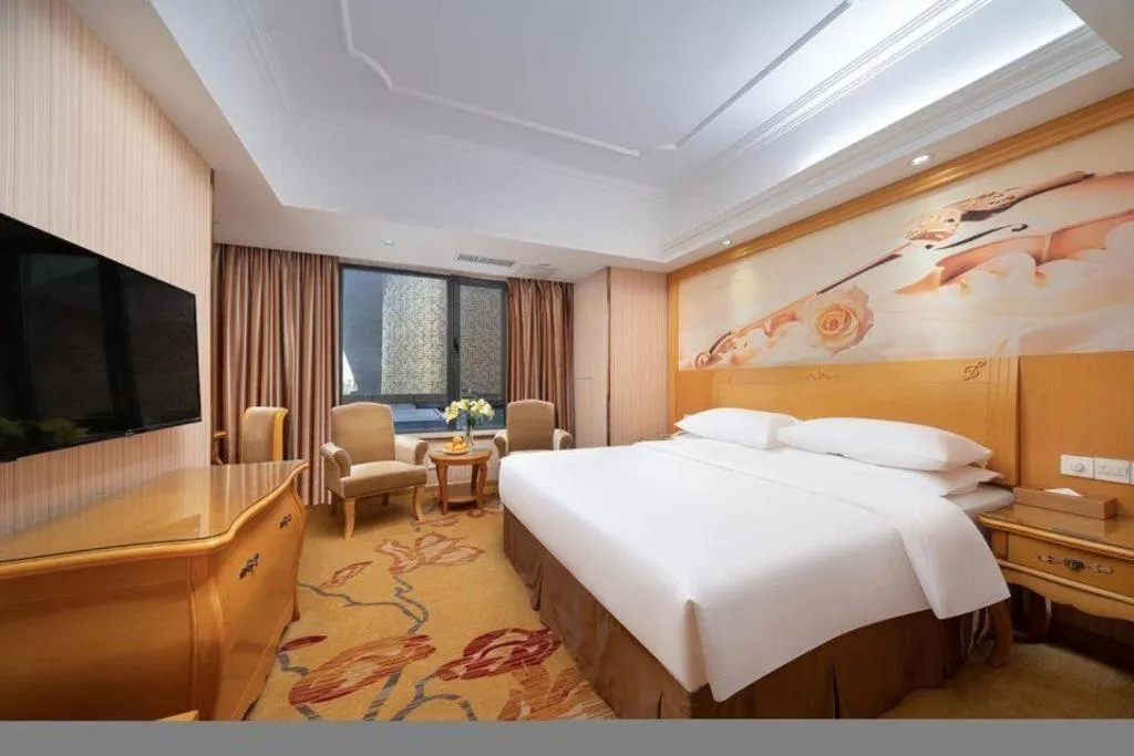 Bed in Borrman Hotel Nanning Anji Wanda Plaza Sulu Metro Station