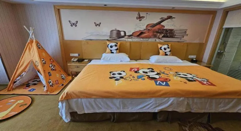 Bed in Borrman Hotel Nanning Anji Wanda Plaza Sulu Metro Station