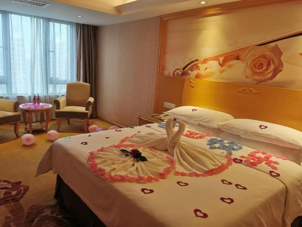 Bed in Borrman Hotel Nanning Anji Wanda Plaza Sulu Metro Station