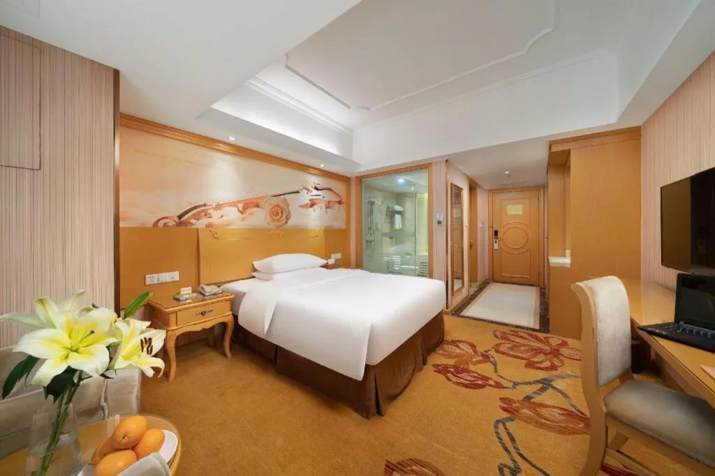 Bed in Borrman Hotel Nanning Anji Wanda Plaza Sulu Metro Station