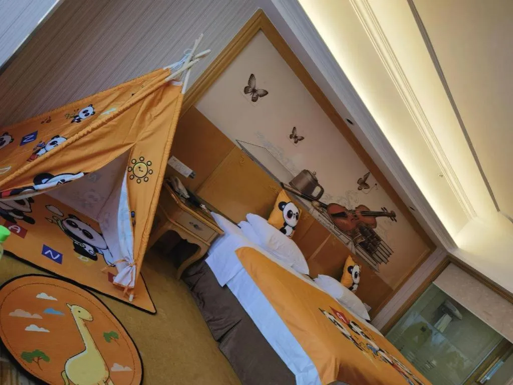 Bed in Borrman Hotel Nanning Anji Wanda Plaza Sulu Metro Station