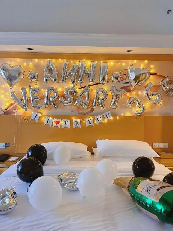 Bed in Borrman Hotel Nanning Anji Wanda Plaza Sulu Metro Station