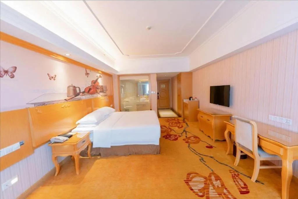 Bed in Borrman Hotel Nanning Anji Wanda Plaza Sulu Metro Station