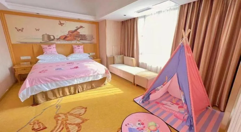 Bed in Borrman Hotel Nanning Anji Wanda Plaza Sulu Metro Station