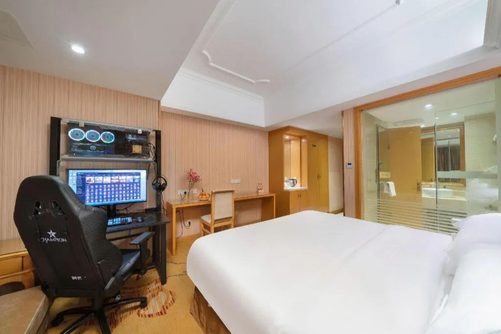 Bed in Borrman Hotel Nanning Anji Wanda Plaza Sulu Metro Station
