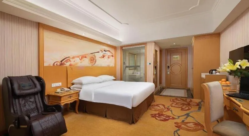 Bed in Borrman Hotel Nanning Anji Wanda Plaza Sulu Metro Station