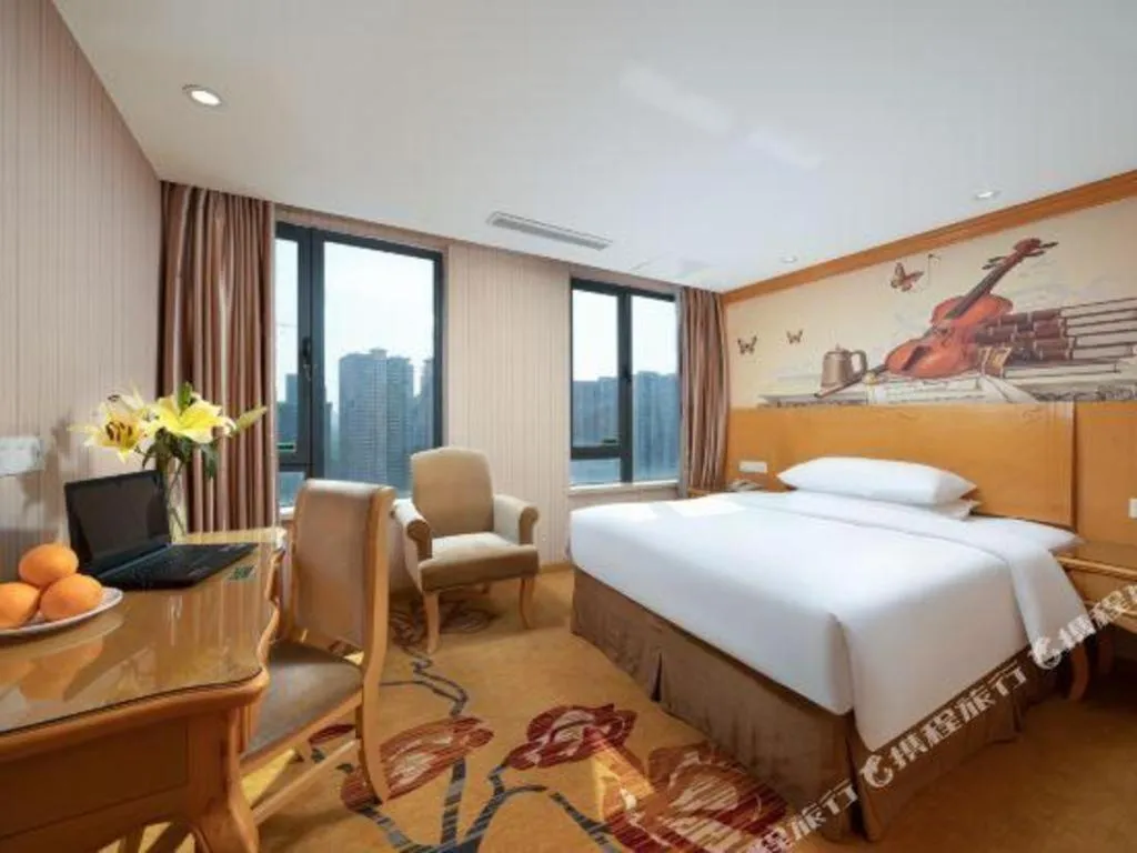 Bed in Borrman Hotel Nanning Anji Wanda Plaza Sulu Metro Station