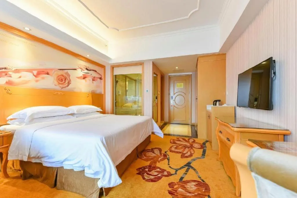Bed in Borrman Hotel Nanning Anji Wanda Plaza Sulu Metro Station